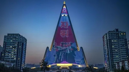 هتل ریوگیونگ پیونگ‌یانگ، نماد جاه‌طلبی معماری در کره شمالی